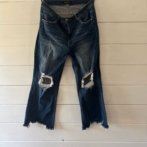 Risen Brand 2XL Distressed Blue Jeans